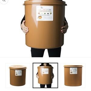 Premium Kimchi Container, 11.8 Gal Round by Crazy Korean Cooking